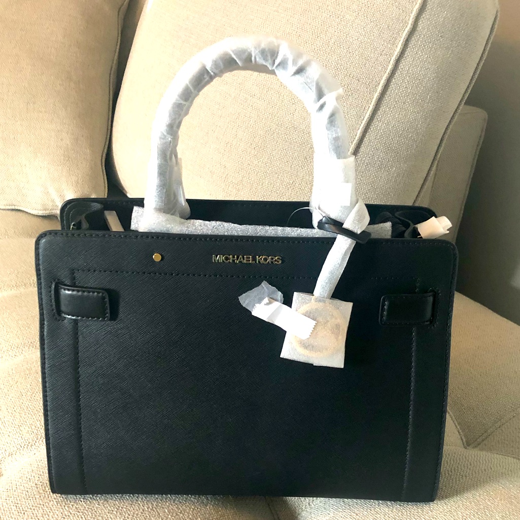 Michael Kors Rayne Medium Safiano Leather Satchel